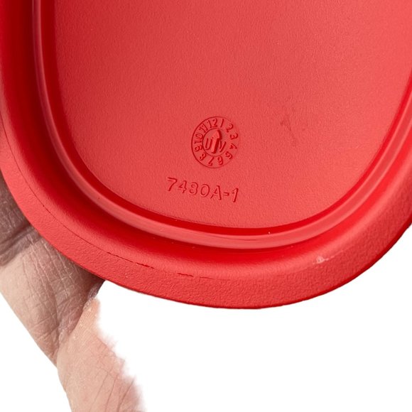 Tupperware Fushion Master Mincer Grinder Red Replacement Part Plunger & Seal - Picture 7 of 10